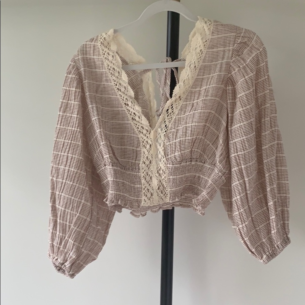 NWT boho long sleeve shirt south moon under